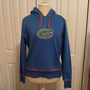 Ladies Nike Florida Gators UF Hoodie Hooded Embroidered Sweatshirt Medium Y2K